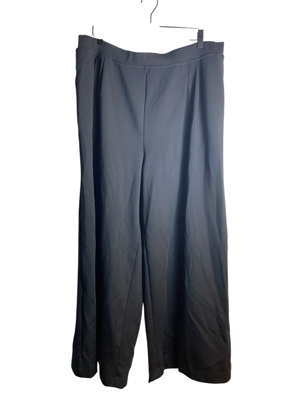 Girlfriend Collective black wide-leg pants